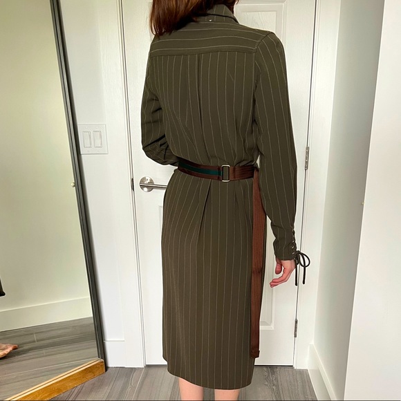 Beautiful, belted Shirt Dress by Current Air - Picture 7 of 13